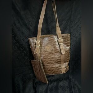 Vintage Mario Valentino bucket shoulder bag